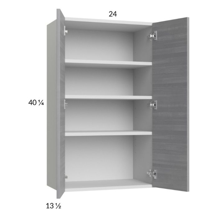 Euro Grey 24x40-1/4 Wall Cabinet