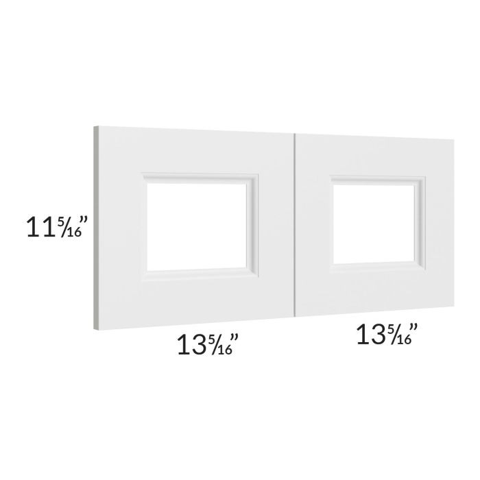 Providence White 27x12 Glass Door Only with Glass Included