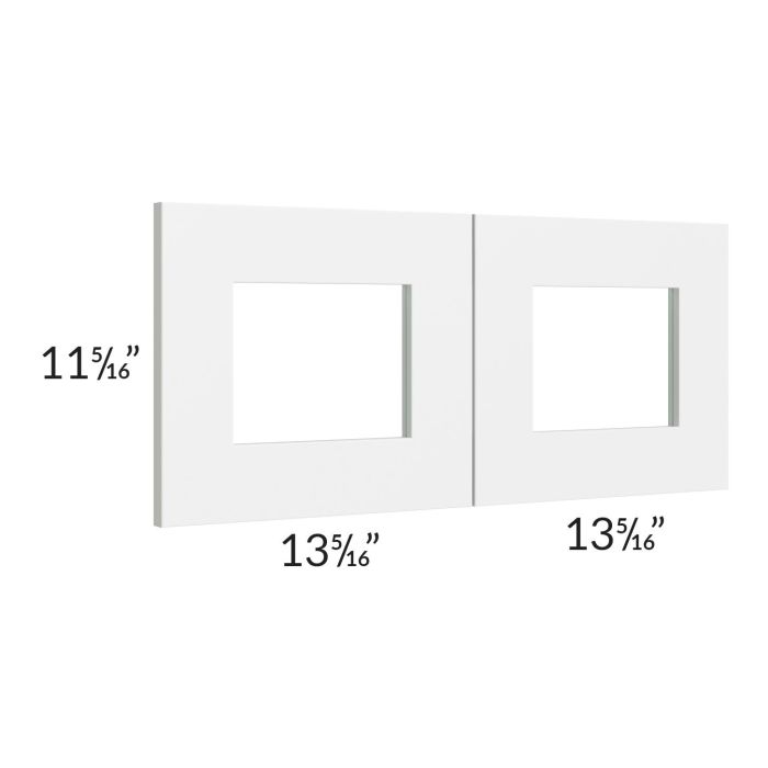 Vail White 27x12 Glass Door Only with Glass Included