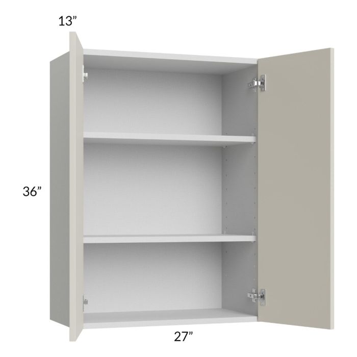 Milan Beige Matte 27x36 Wall Cabinet