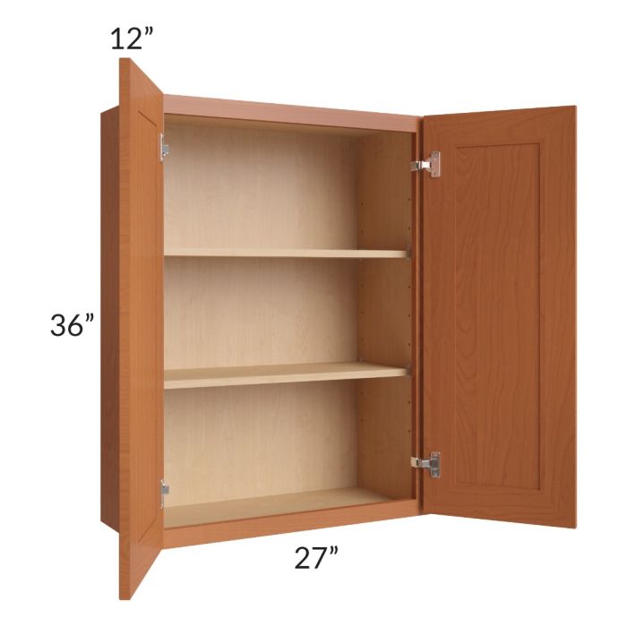 Lexington Cinnamon Glaze 27x36 Wall Cabinet