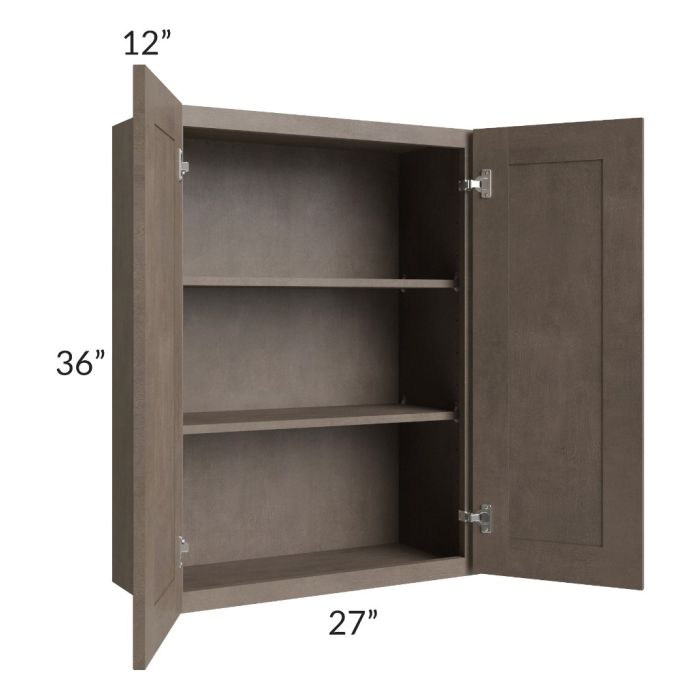 Providence Natural Grey 27x36 Wall Cabinet 
