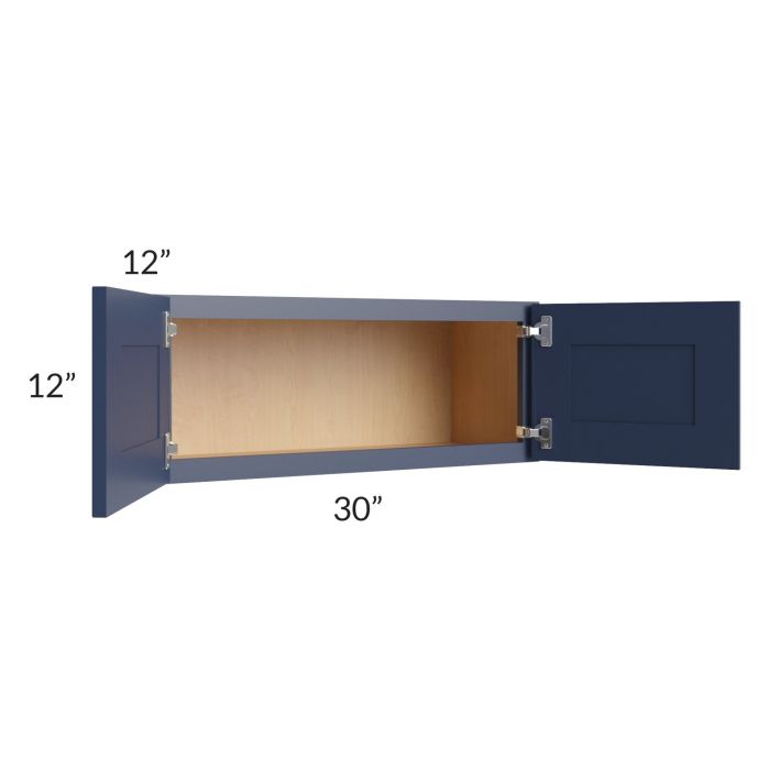 Bayville Blue 30x12 Wall Cabinet