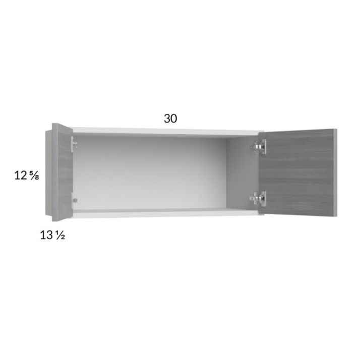 Euro Grey 30x12-5/8 Wall Cabinet
