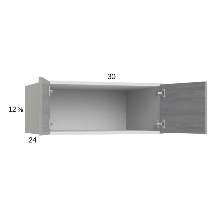 Euro Grey 30x12-5/8x24 Wall Cabinet