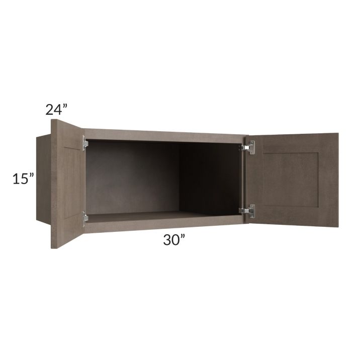 Providence Natural Grey 30x15x24 Wall Cabinet