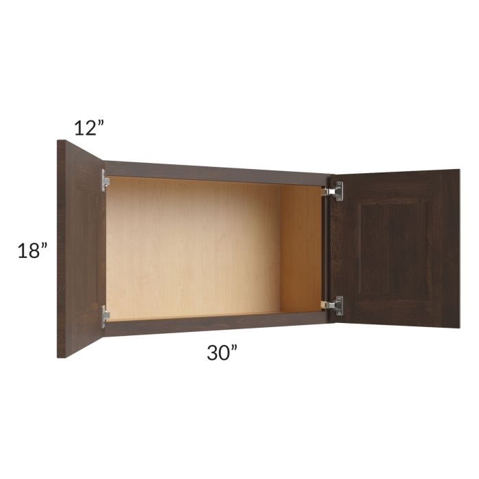 Tuscan Kona Brown 30x18 Wall Cabinet