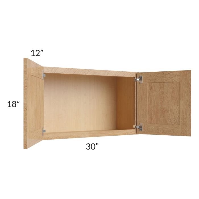 Midtown Timber Shaker 30x18 Wall Cabinet
