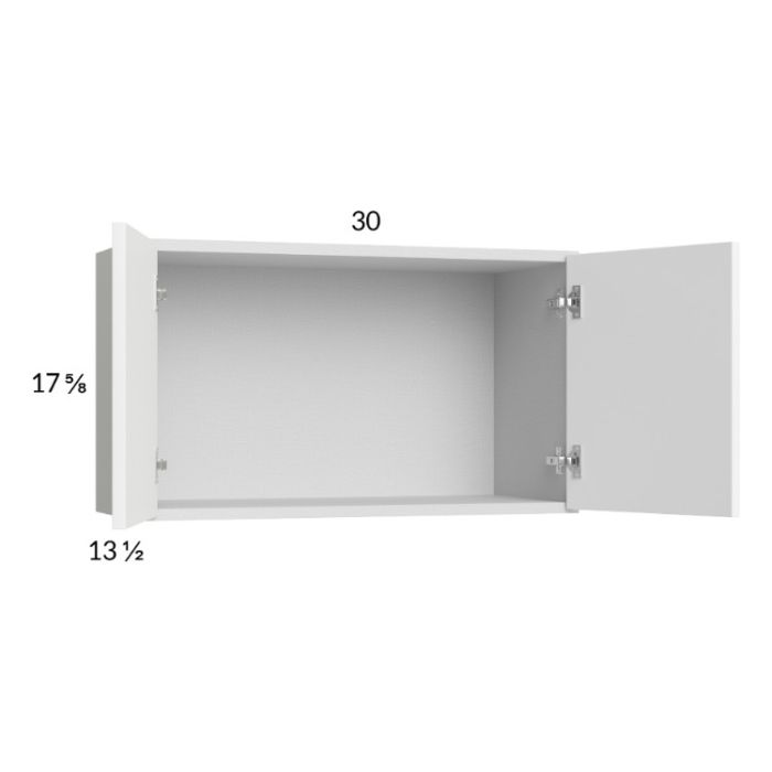 Euro Gloss White 30x17-5/8 Wall Cabinet