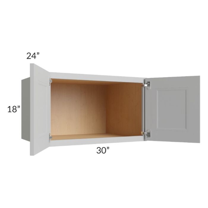 Tuscan Painted Grey 30x18x24 Wall Cabinet