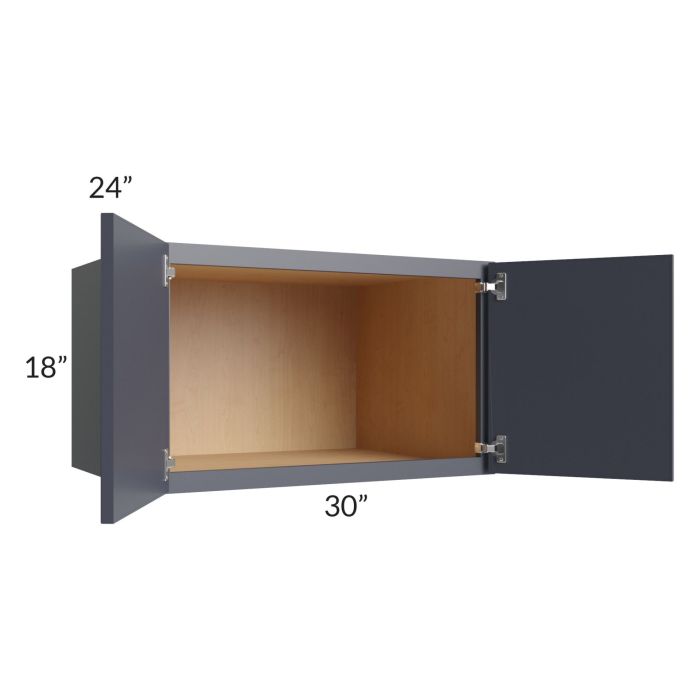 Vienna Indigo 30x18x24 Wall Cabinet