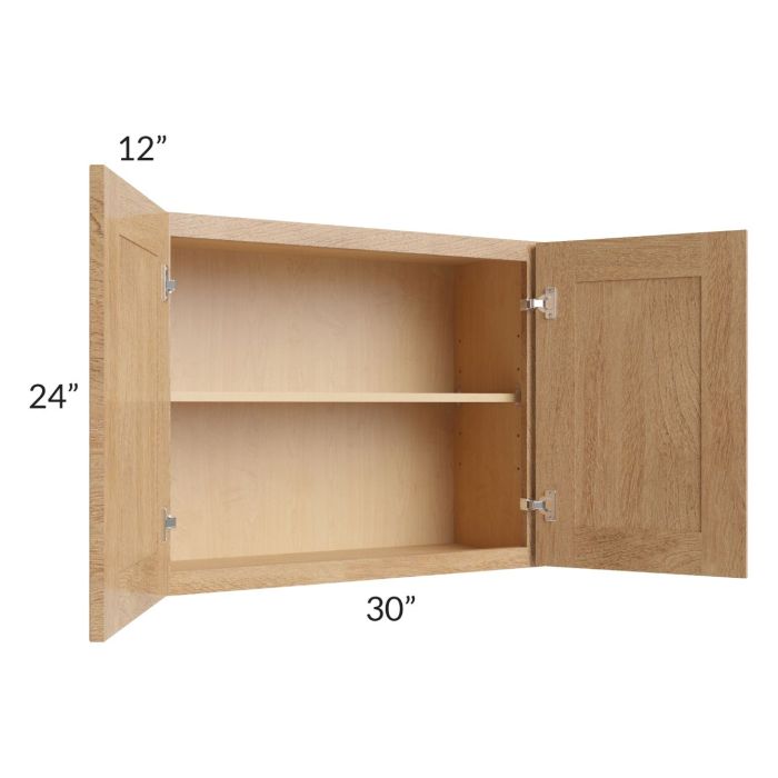 Midtown Timber Shaker 30x24 Wall Cabinet