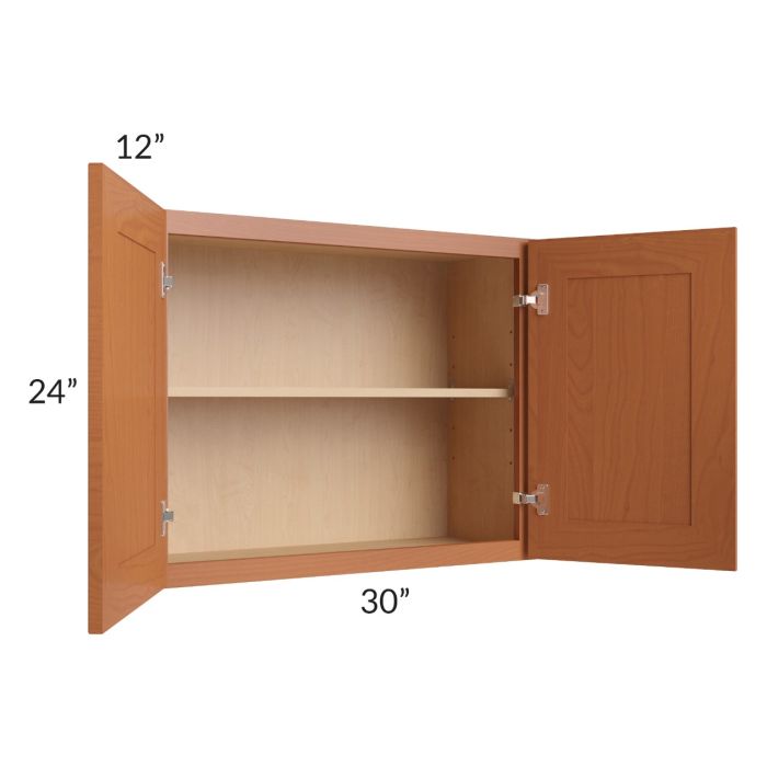 Lexington Cinnamon Glaze 30x24 Wall Cabinet