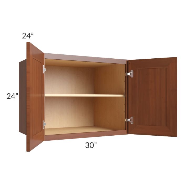 Phoenix Caramel Glaze 30x24x24 Wall Cabinet