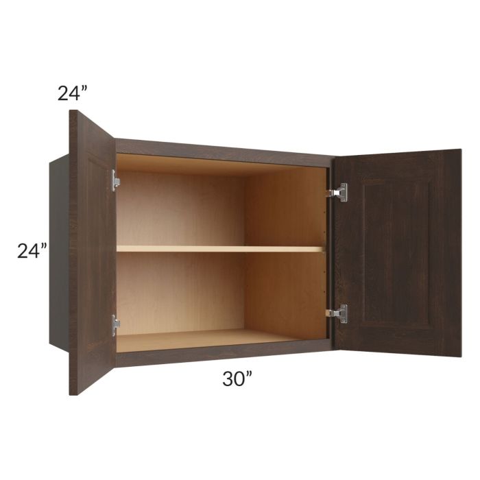 Tuscan Kona Brown 30x24x24 Wall Cabinet