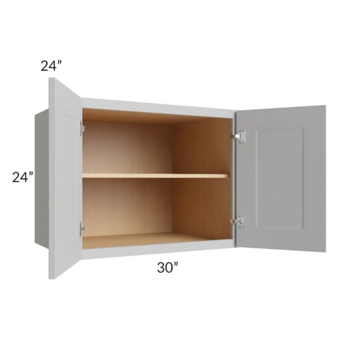 Tuscan Painted Grey 30x24x24 Wall Cabinet