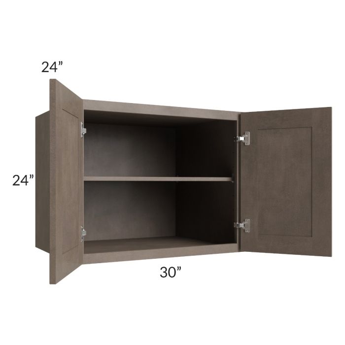 Providence Natural Grey 30x24x24 Wall Cabinet