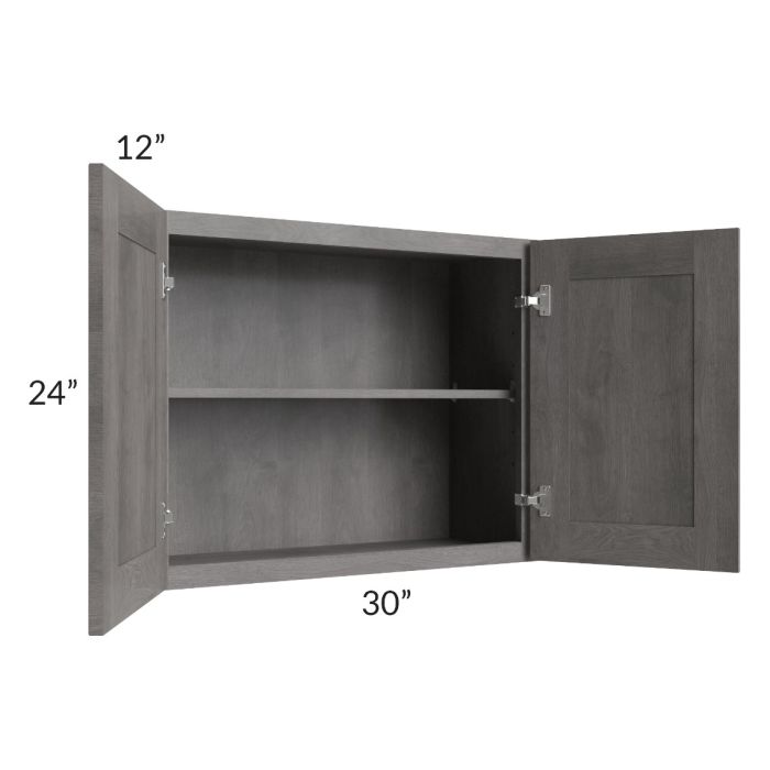 Providence Slate Grey 30x24 Wall Cabinet