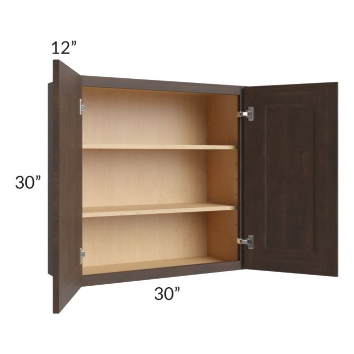 Tuscan Kona Brown 30x30 Wall Cabinet