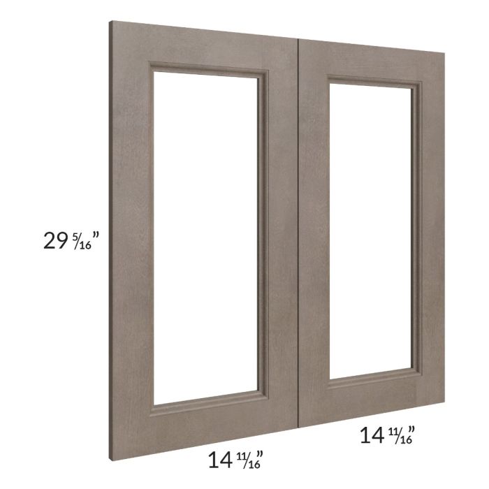 Providence Natural Grey 30x30 Glass Door Only with Glass Included