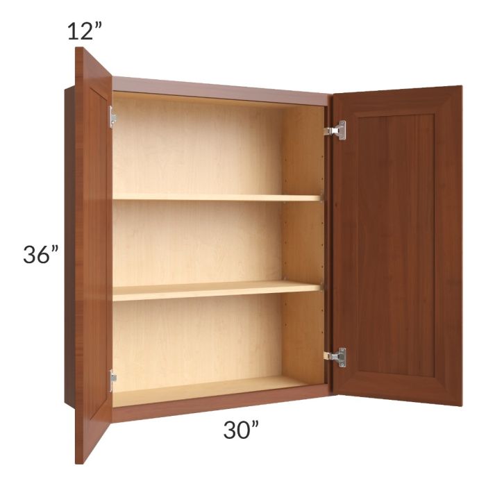 Phoenix Caramel Glaze 30x36 Wall Cabinet