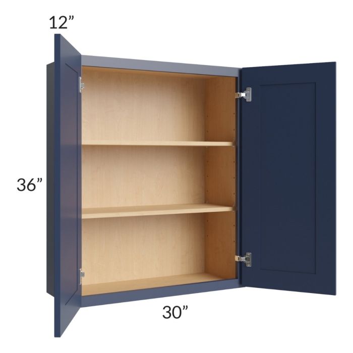 Bayville Blue 30x36 Wall Cabinet