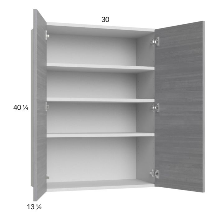 Euro Grey 30x40-1/4 Wall Cabinet