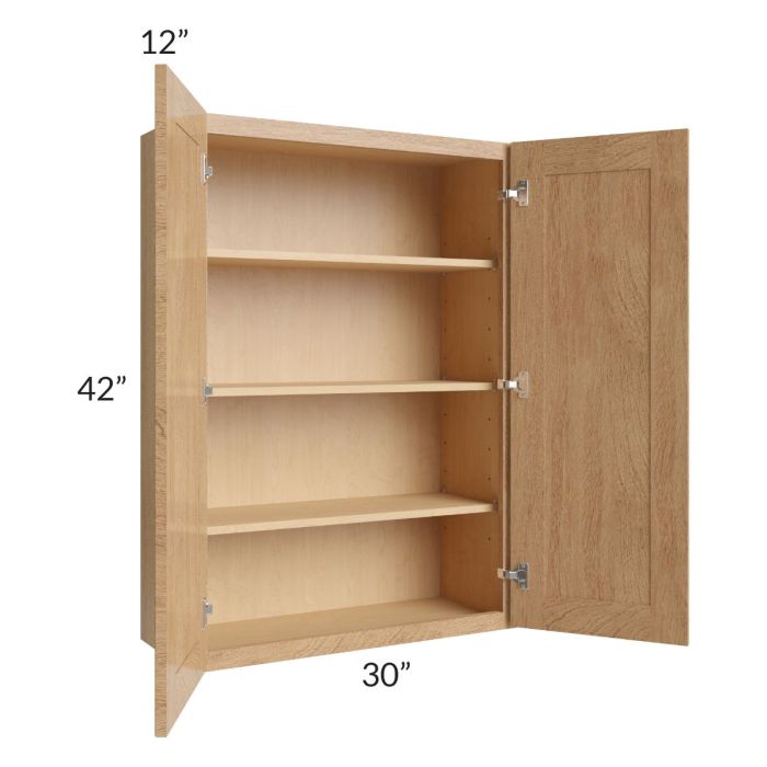 Midtown Timber Shaker 30x42 Wall Cabinet