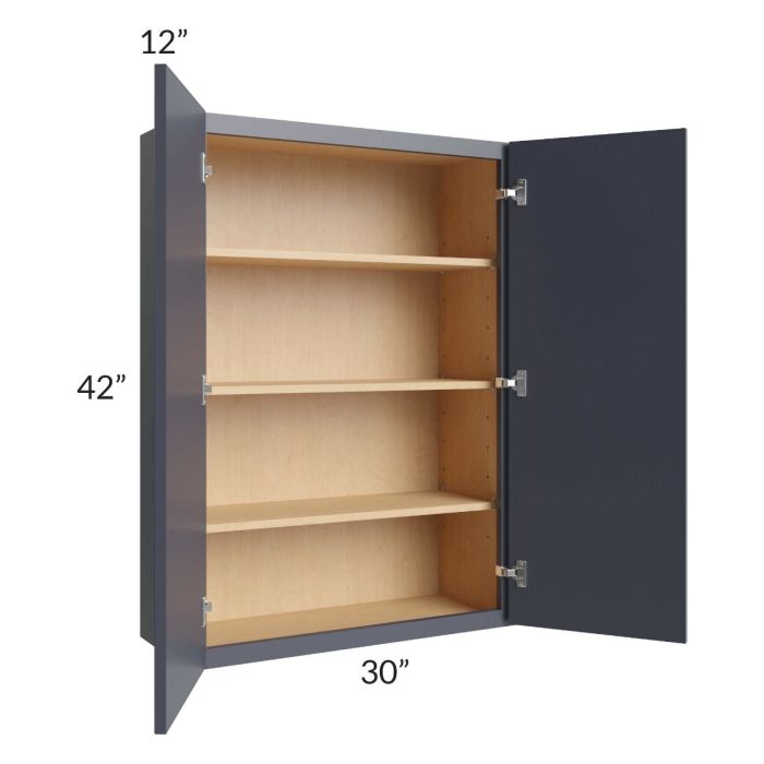 Vienna Indigo 30x42 Wall Cabinet