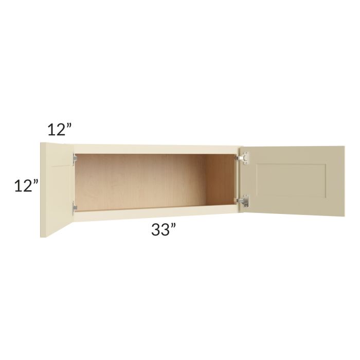 Casselton Ivory 33x12 Wall Cabinet
