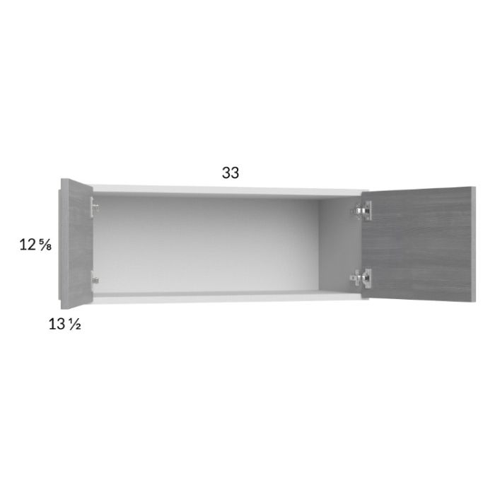 Euro Grey 33x12-5/8 Wall Cabinet