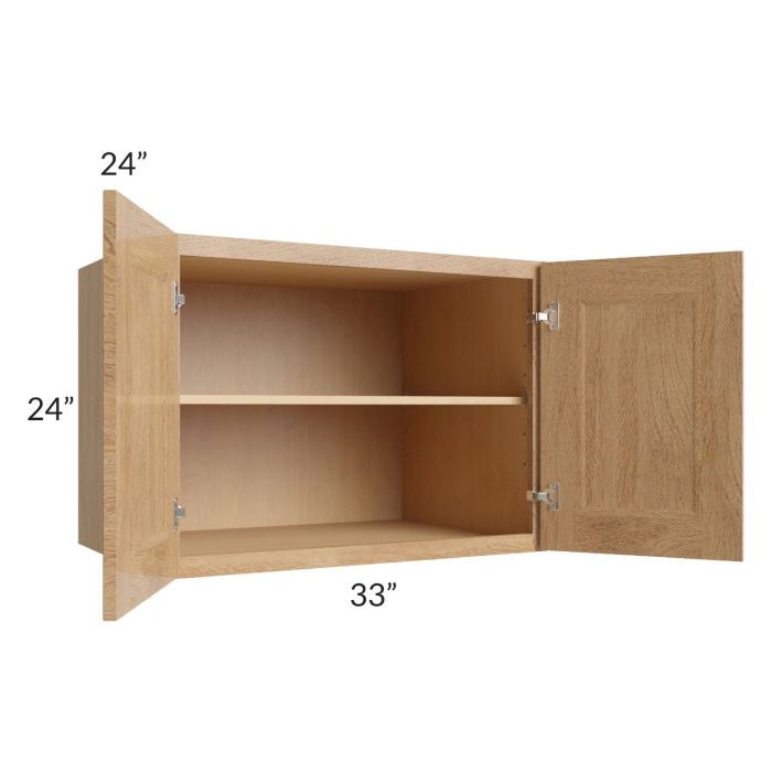 Tuscan Timber 33x24x24 Wall Cabinet