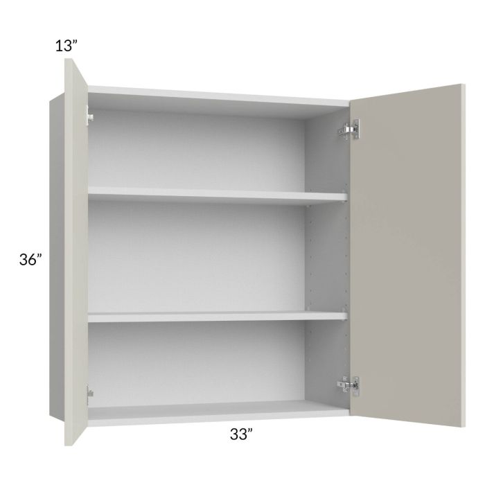 Milan Beige Matte 33x36 Wall Cabinet