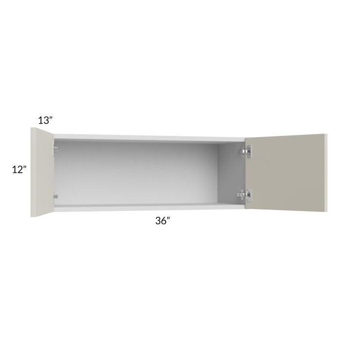 Milan Beige Matte 36x12 Wall Cabinet
