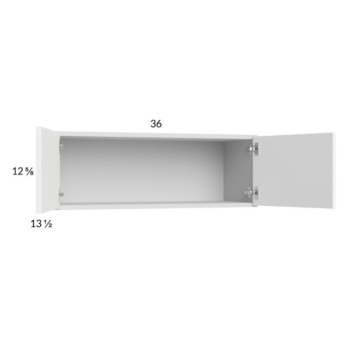 Euro Gloss White 36x12-5/8 Wall Cabinet