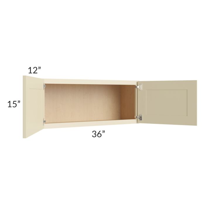 Casselton Ivory 36x15 Wall Cabinet