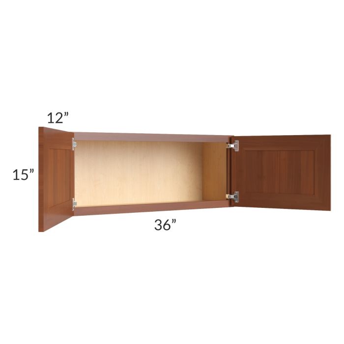 Phoenix Caramel Glaze 36x15 Wall Cabinet