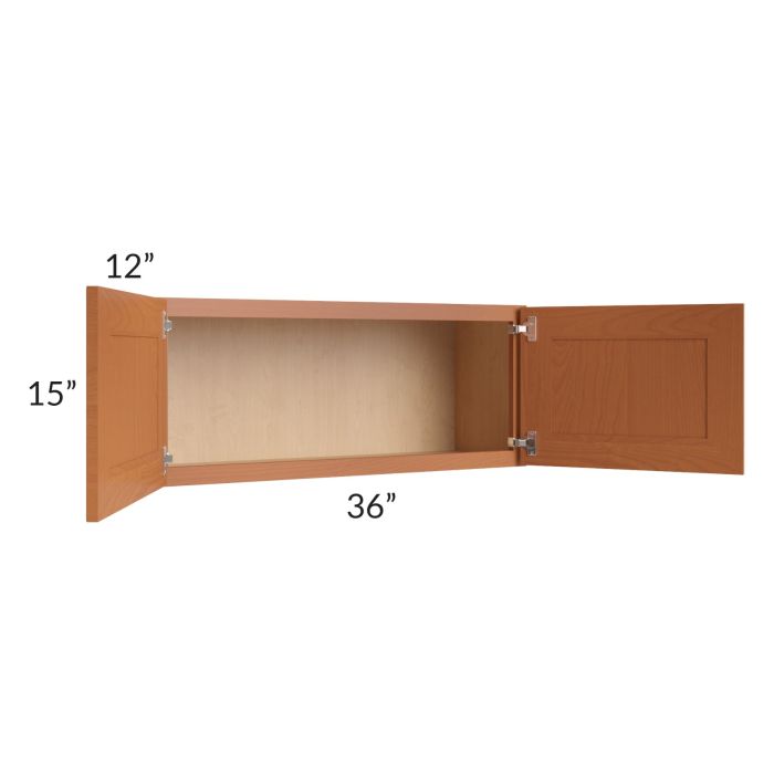 Lexington Cinnamon Glaze 36x15 Wall Cabinet