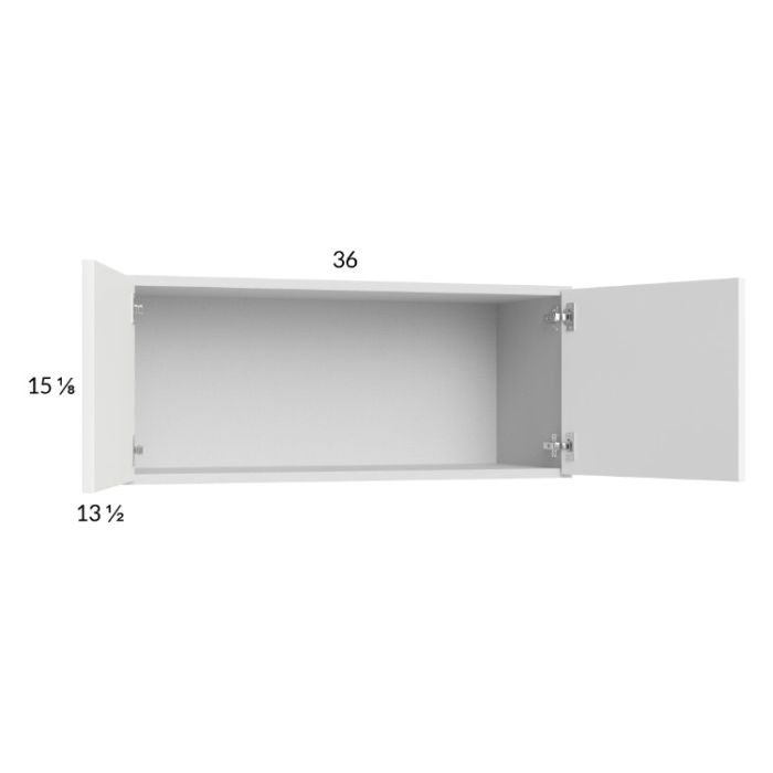 Euro Gloss White 36x15-1/8 Wall Cabinet