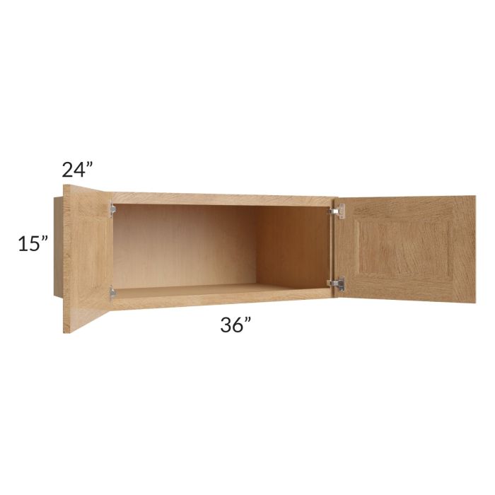 Tuscan Timber 36x15x24 Wall Cabinet