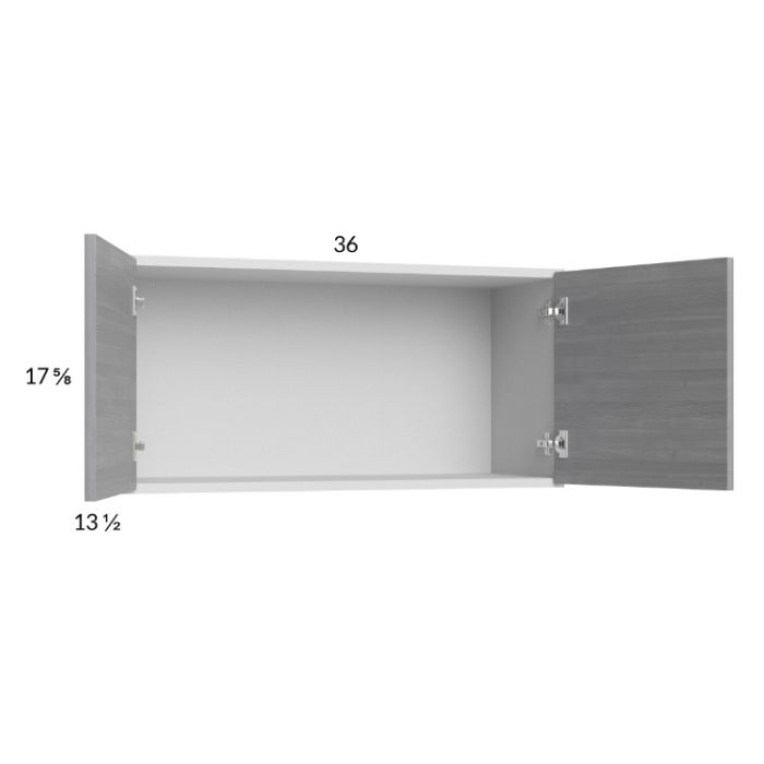 Euro Grey 36x17-5/8 Wall Cabinet