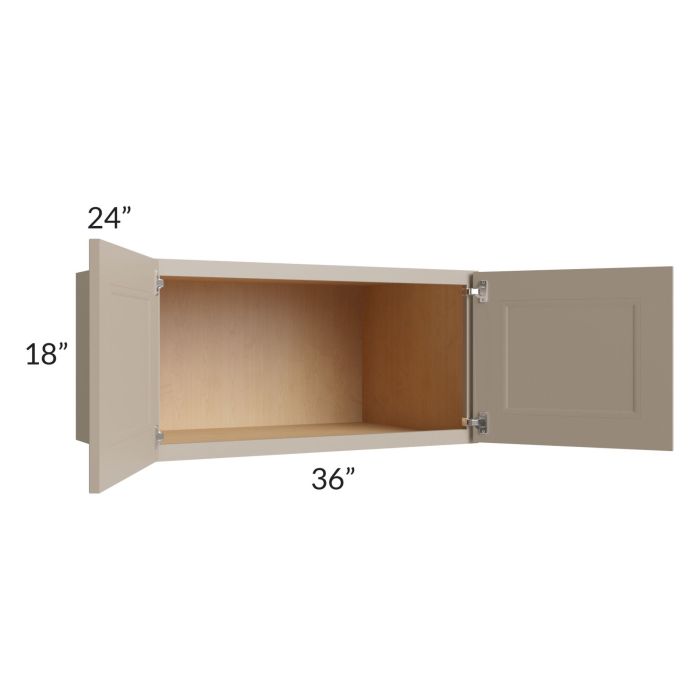 Tuscan Oyster 36x18x24 Wall Cabinet