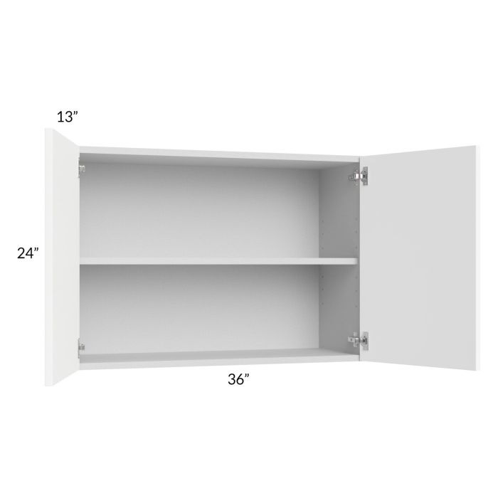 Milan White Matte 36x24 Wall Cabinet
