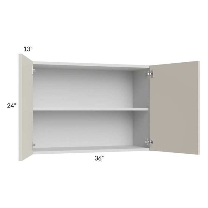 Milan Beige Matte 36x24 Wall Cabinet