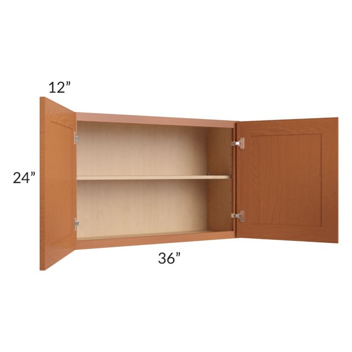 Lexington Cinnamon Glaze 36x24 Wall Cabinet