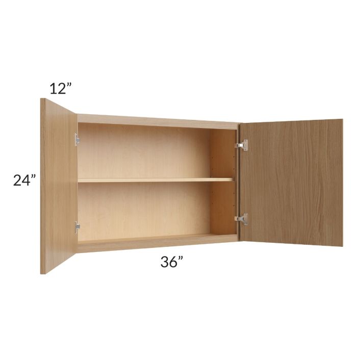 Township Rift Oak 36x24 Wall Cabinet