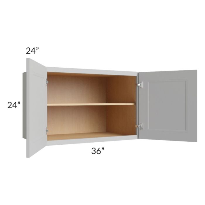 Tuscan Painted Grey 36x24x24 Wall Cabinet