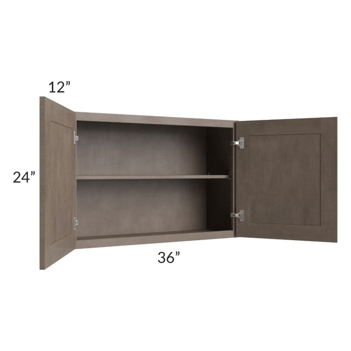 Providence Natural Grey 36x24 Wall Cabinet 
