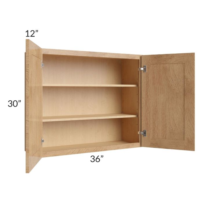 Midtown Timber Shaker 36x30 Wall Cabinet