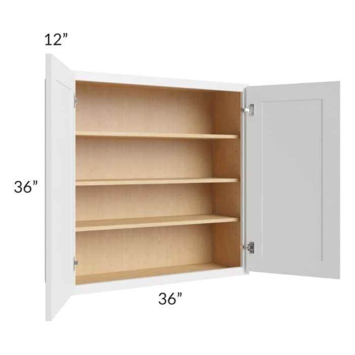 Stratus White 36x36 Wall Cabinet